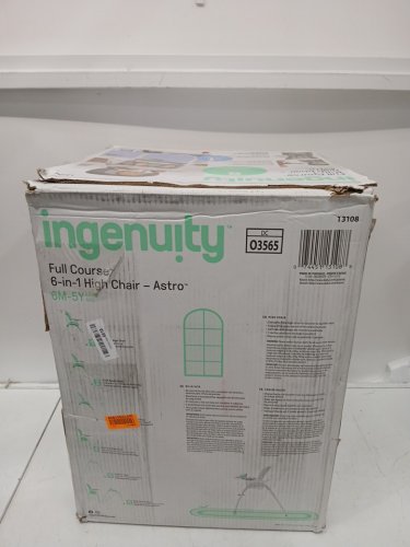 ingenuity full course convertible 6-in-1 highchair - 6m-5y - astro/grey (model: 13108) image 6