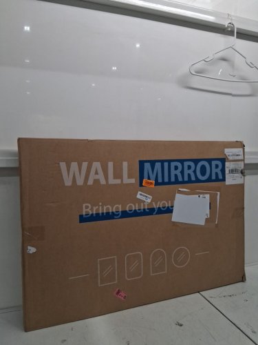 BEAUTYPEAK ARCHED BATHROOM MIRROR WITH FRAME - 24" x 36" - silver image 2