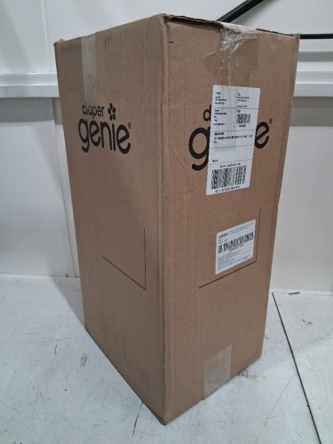 Diaper Genie Essence Pail with 18 Easy Roll Refill Bags - 23" - white (model:‎I000908) image 2