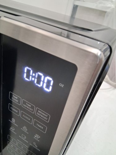CHEFMAN 10 power levels eco mode child safety lock countertop microwave - 1000W - 1.1 cu.ft - stainless steel - (MODEL:RJ55-SS-11-CK-CA) image 5
