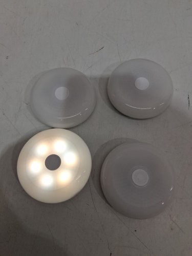 4PK led Touch push button Night Light - warm white image 3