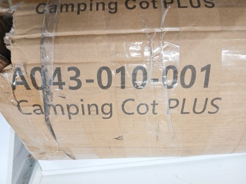 JEAREY FOLDING CAMPING COT WITH MATTRESS - 78" X 32" X 18" - 450lbs cap - Blue (MODEL: A043-010-001) image 5