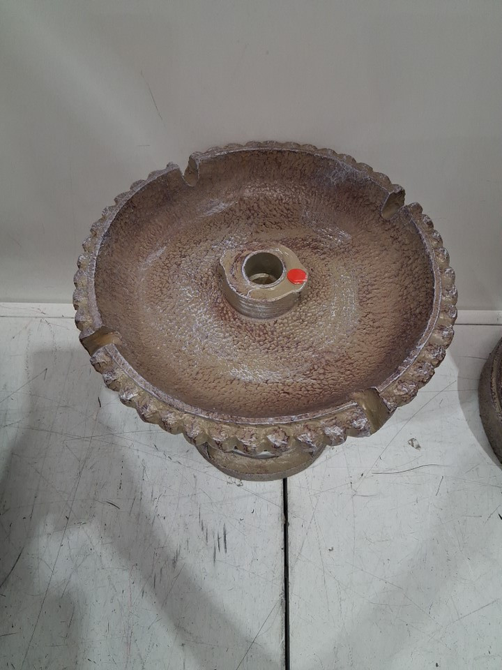 Fiberglass Garden 2 Tier Solar Powered Water Fountain - 44" - Sand Stone (MODEL: HC-243-8364) image 5