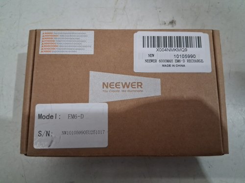 NEEWER REPLACEMENT RECHARGEABLE LITHIUM BATTERY FOR HUNTING CAMERAs - 6000mah 7.4v - grey (model: em6-d) image 3