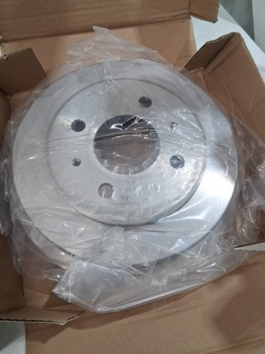 CMX Front Disc Brake Rotors And Ceramic Pads REPLACEMENT Kit - FIT FOR HYUNDAI ACCENT 2006 (MODEL:8-9748) image 10