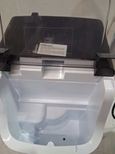 EUHOMY PEARL L1 PORTABLE NUGGET ICE MAKER COUNTERTOP - 35 LBS CAPACITY - STAINLESS STEEL (MODEL: IM013-NSI-CAEH) image 8