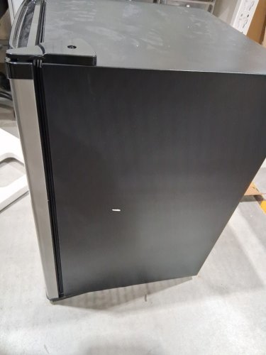 Frigidaire platinum series compact/mini refrigerator - 2.5cu.ft - stainless steel/black (model: efr285-e-6com) image 4