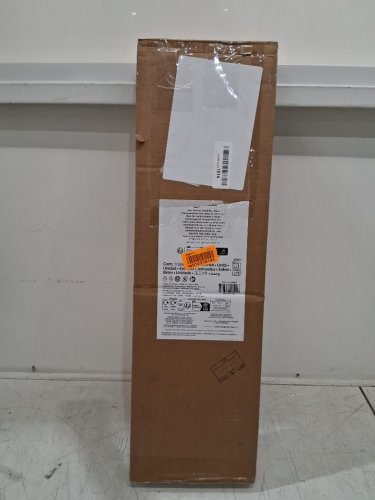 Amazon Basics Over The Door Towel Rack with Hooks - 24" x 19" x 6" - black image 2
