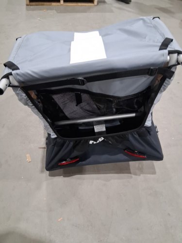 Thule Coaster XT Lightweight 2-seat bike trailer for easy commuting - 100lbs capacity - soft blue (model:10101821) image 5