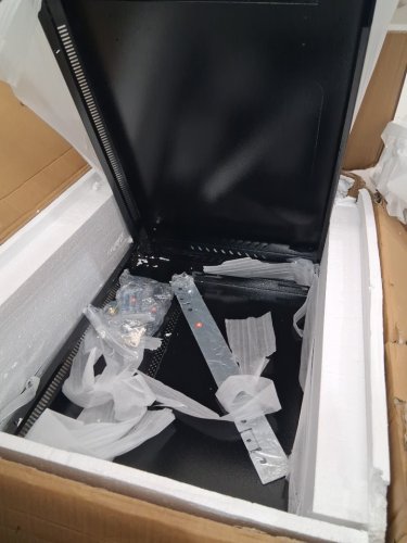 WALL MOUNT SEVER ENCLOSURE - 19" - 500lb cap - black(model: spt-604-12w) image 4