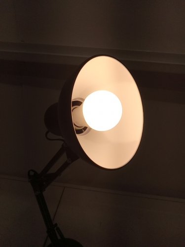 Swing Arm Desk Lamp with Interchangeable Base Or Clamp - 26" - black image 4