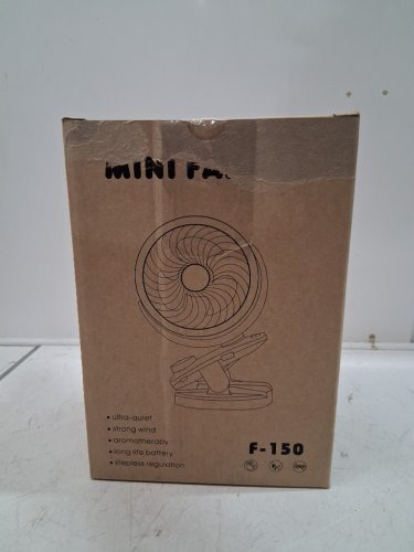 addsmile rechargeable mini clip fan - blue (model: f-150) image 4