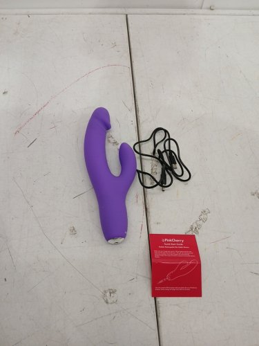 PinkCherry G-Spot Slim rechargeable waterproof Rabbit Vibrator - purple image 3