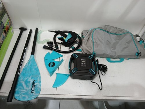 tobin sports endeavor elite inflatable paddleboard - 11ft - multi-colour (model: 1819502) image 8