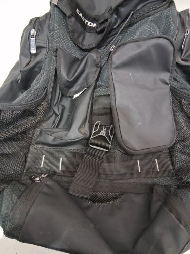 unisex easton five tool phenom baseball backpack - holds 4 bats and more - BLACK (Model: E00712043) image 4