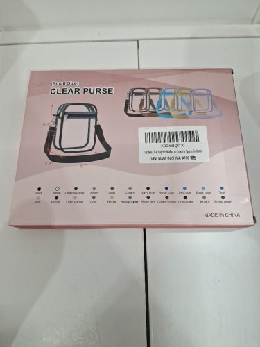 Oraben Clear Stadium Approved cross body Bag purse - black/clear image 2