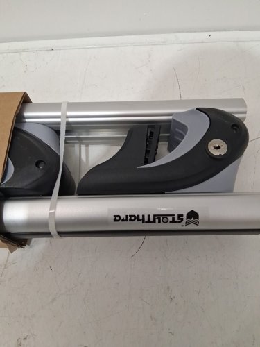 2pk STAYTHERE AERO ALUMINUM ROOF RACK CROSSBARS WITH A 200lb LOAD CAPACITY - 56" - silver/black (MODEL: ‎STCB-002) image 4