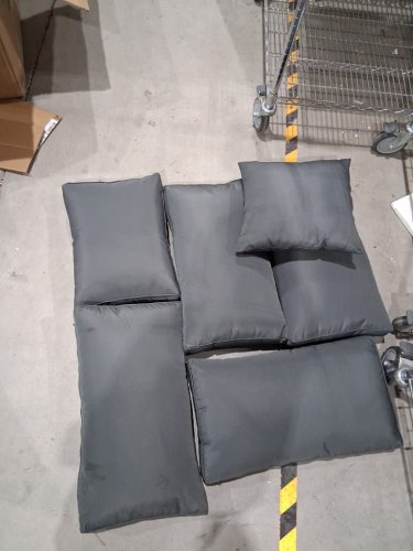 5PC costway wicker patio set - grey (model: HW75988NY) **(3 BOXES)** image 6