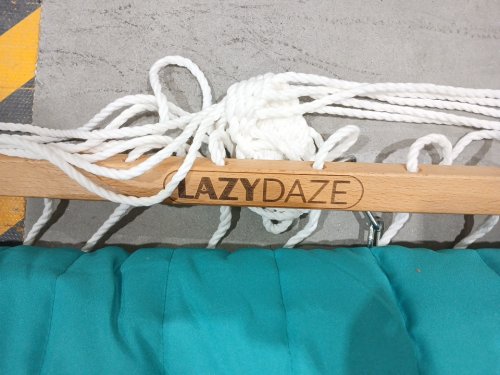 Lazy Daze Hammock - 12FT - 2 Person - 450lbs cap - Blue/White (Model: HMQF-43) image 4