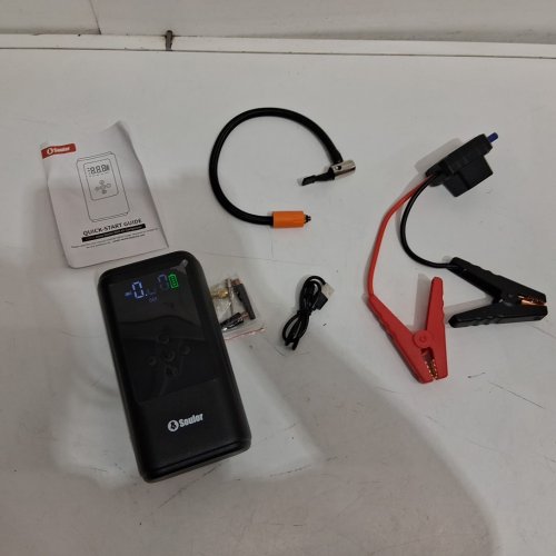 SOULOR Booster Pack Jump Starter with Air Compressor - 160PSI - 6000a - 10l - black (model: cyd24) image 3