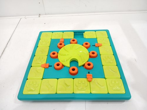 Outward Hound Multi Puzzle Interactive Dog Treat  Toy - 15" - Green image 3