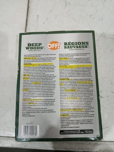 3PK OFF! Deep Woods INSECT Repellent long lasting protection - 255G each (model: 1191135) image 3