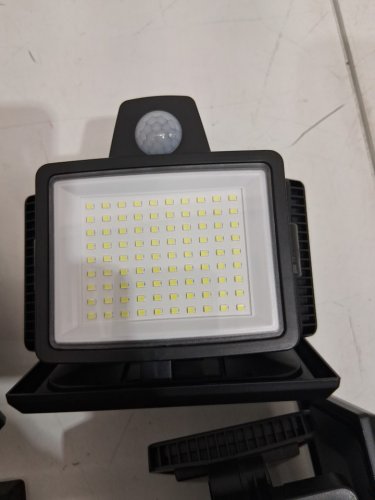 3PK OUTDOOR SOLAR MOTION SENSOR LIGHTS - 4000LM - BLACK (model: TY10805) image 5