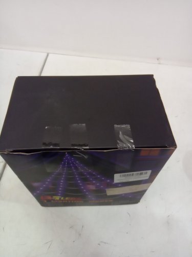 Outdoor Spider Web Lights Halloween Decorations - 135 leds - 16ft - 9 light modes - purple image 3