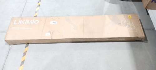 LIKIMIO Platform Bed Frame with storage headboard - King - Brown/Black (Model: HK-KBF-005S) image 3