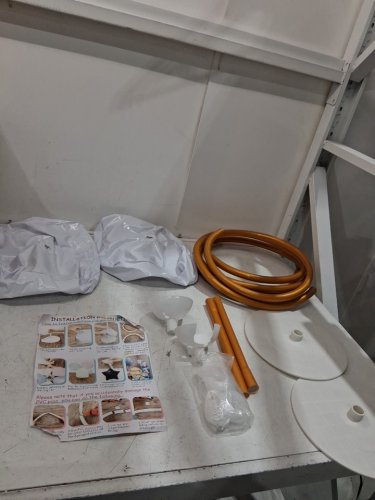JARASARA FREE BENDING BALLOON ARCH STAND KIT - 8.2FT & 5FT - WHITE/GOLD image 3