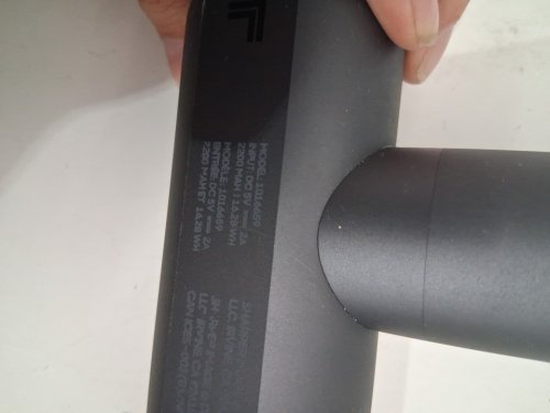6PC Sharper Image Compact Sport Power Percussion Massager - 2HR RUN TIME - silver (model: 1583883) image 5
