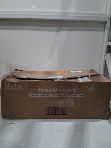 3 (40PK) kid's s naty freemovers Pull-ups Pants - size 8 - 17-37LB - white (model: 33061) image 2