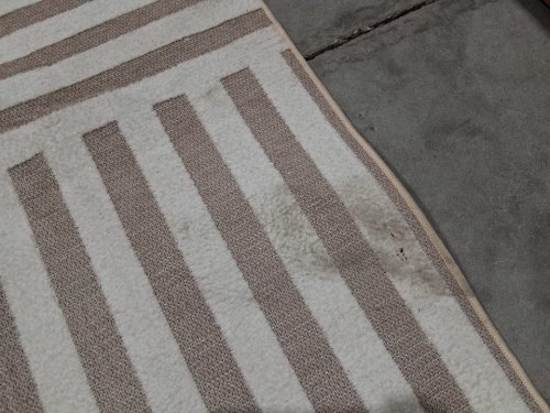 resare washable geometric pattern rug with non-slip backing - 8ft x 10ft - beige (model: ca-hxth-yy-810-beige) image 4