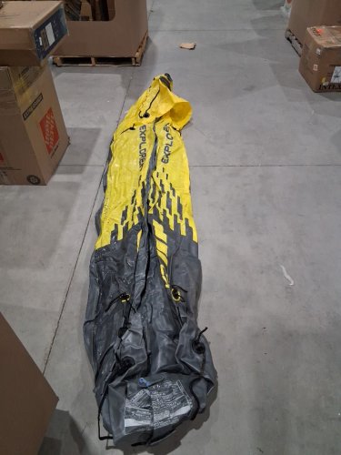 INTEX EXPLORER K2 2-PERSON INFLATABLE KAYAK SET WITH ALUMINUM OARS & PUMP - YELLOW (MODEL: 68307EP) image 4