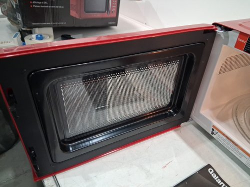 GALANZ RETRO STYLE COUNTERTOP MICROWAVE OVEN - 0.7CU.FT - red (MODEL: GLCMKZ07rdr07) image 5