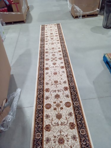 Oriental runner non slip Rug - 2ft8" x 15ft - multicolor image 2