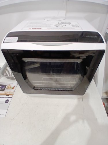 AIRMSEN Portable mini Countertop Dishwasher with LED DISPLAY - 5l water usage - black/white (model: tdqr03) image 13