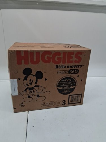 168PK HUGGIES DISNEY LITTLE MOVERS BABY DIAPERS - SIZE 3 - MICKY MOUSE(16-28LBS) image 2