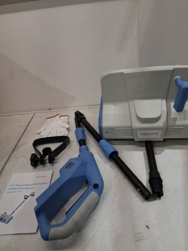 Kelinova Electric snow shovel blower - 14" x 8" clearing area - white/blue/grey/black ( Model: CB0221801) image 4
