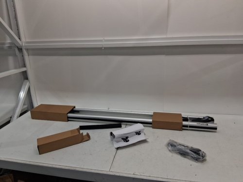 2pk STAYTHERE AERO ALUMINUM ROOF RACK CROSSBARS WITH A 200lb LOAD CAPACITY - 56" - silver/black (MODEL: ‎STCB-002) image 3