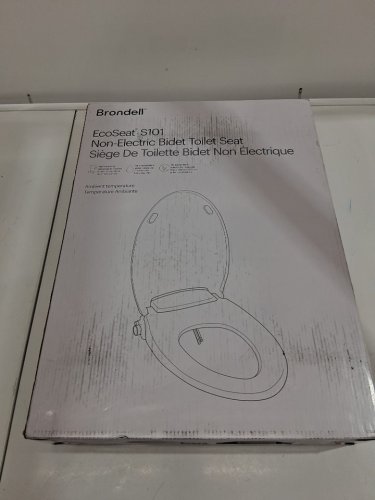 BRONDELL SWASH ECOSEAT NON-ELECTRIC SLOW-CLOSE BIDET TOILET SEAT - FITS ROUND TOILETS 18"-19.5"/5.5"-8" BOLT SPREAD - WHITE (MODEL: CANS101-EW) image 6