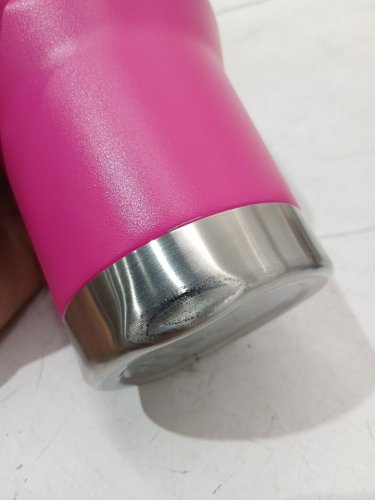 BPS INSULATED stainless steel Mug with Slider Lid and Straw - 40oz - Ultra Pink image 5