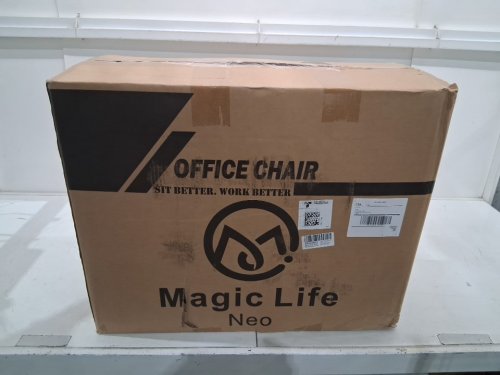 Magic Life neo Adjustable ergonomic mesh back office Desk Chair with Flip-up Armrests & Movable Headrest - 47.2"-53.1" - 330lb max - black (model: 7720-black) image 3