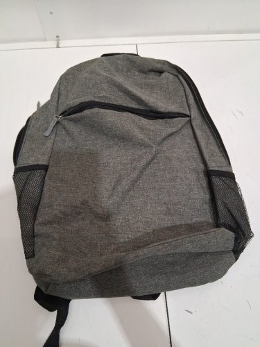 urban style laptop backpack - 15" - grey image 3