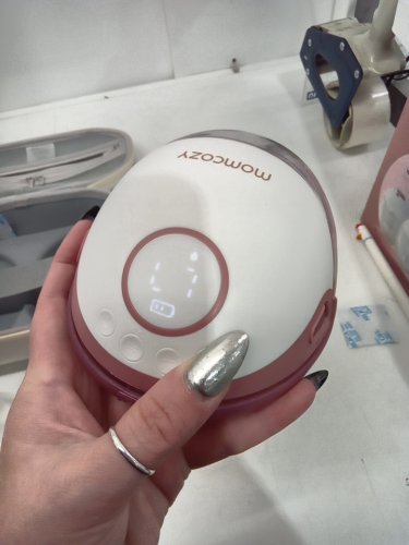 MOMCOZY MOBILE STYLE HANDS-FREE SLIM DOUBLE BREAST PUMP - COZY RED (MODEL: BP311) image 8