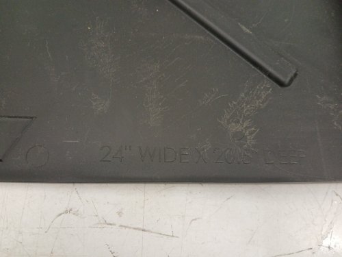 Camco Dishwasher Drain Pan Protects Your Floor, Cabinets and Walls from Leaking Dishwashers - 20.5" x 24" - black image 4