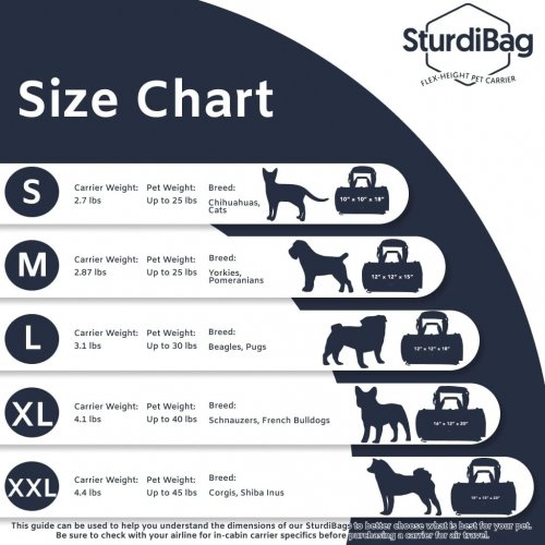 STURDI PRODUCTS STURDIBAG PET CARRIER - EXTRA LARGE - BLACK image 2