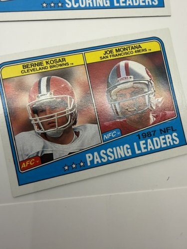78 ASSTD 1987 1988 TOPPS FOOTBALL CARDS image 8