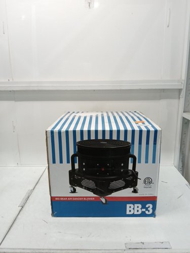 B-AIR big bear Inflatable Advertisement air Blower/ whacky Waving Inflatable Tube Guy fan - 1.0HP/7/8A/3200RPM  - Black - (model: BB-3) image 2
