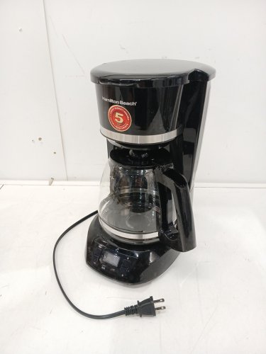 Hamilton Beach Digital Coffee Maker - 12 Cup - Black (model: 43874) image 3